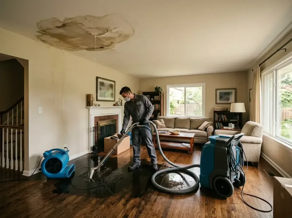 attic-pipe-burst-ceiling-drip-008 — frequently asked questions, Water Damage Restoration & Carpet Care in Jenkintown, PA
